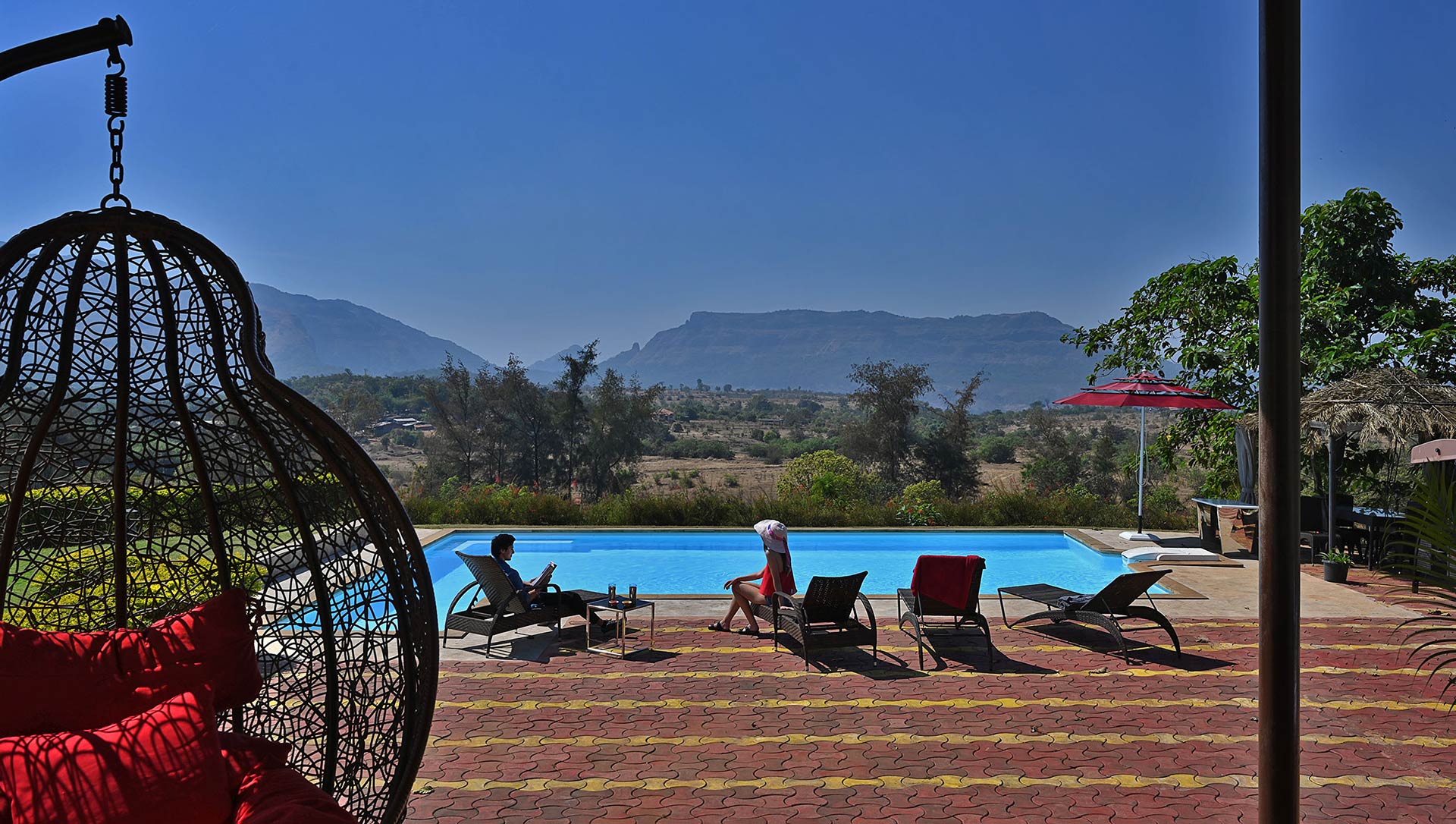 The Estate By Mount Kusur A Villa in Kamshet with Mountain View